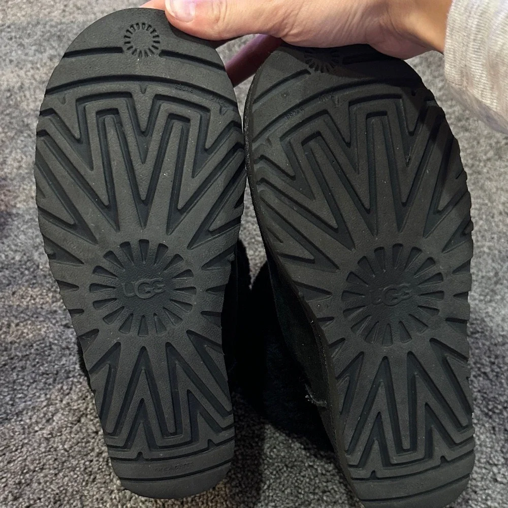 UGG Black Winter Boots with Plush Lining